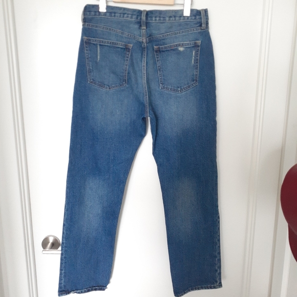 GAP Cone Straight Leg Distress Denim - Picture 2 of 3